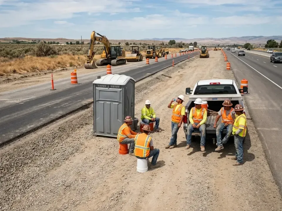 highway-road-construction-crew-007 — frequently asked questions, Porta Potty and Restroom Rentals in Rosedale, CA